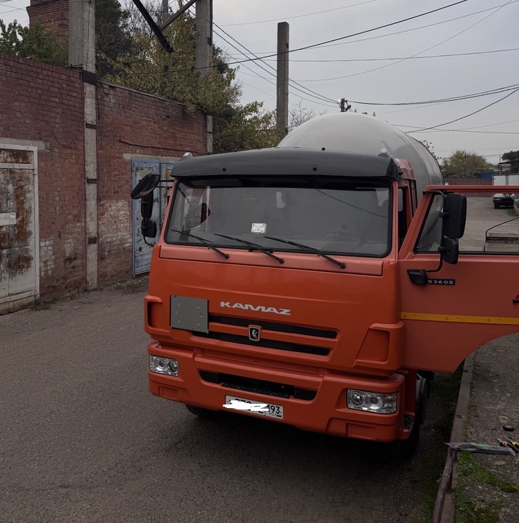 Переоборудование КамАЗ под перевозку газа для получения ДОПОГ Переоборудование КамАЗ под перевозку газа для получения ДОПОГ