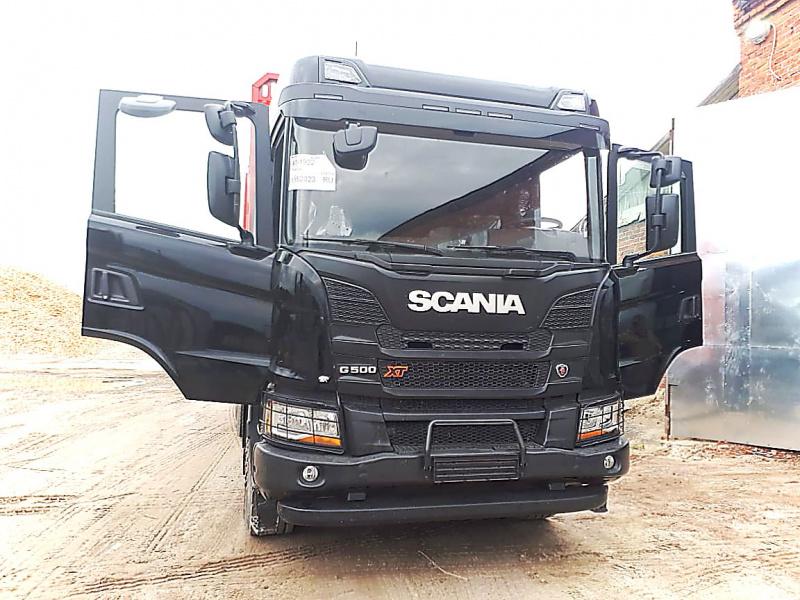 Экран системы мониторинга в Scania G500 Экран системы мониторинга в Scania G500